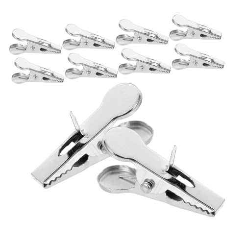 JECOMPRIS 100pcs Alligator Clips for Christmas Decor Flower Hanger Clips for Wreaths Tree Ornaments Reliable Hold for DIY Crafts Floral Arrangements