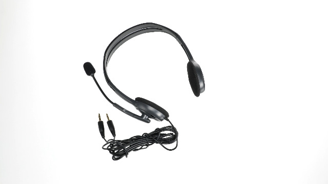 Logitech H110 Stereo-Headset, Rauschunterdrückung, Dualanschluss Logitech H110 Stereo-Headset, Rauschunterdrückung, Dualanschluss