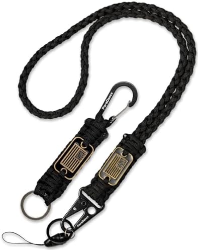 Heavy Duty Paracord Halskette Schlüssel bund Nylon Handgelenk Geflochtener Rieme