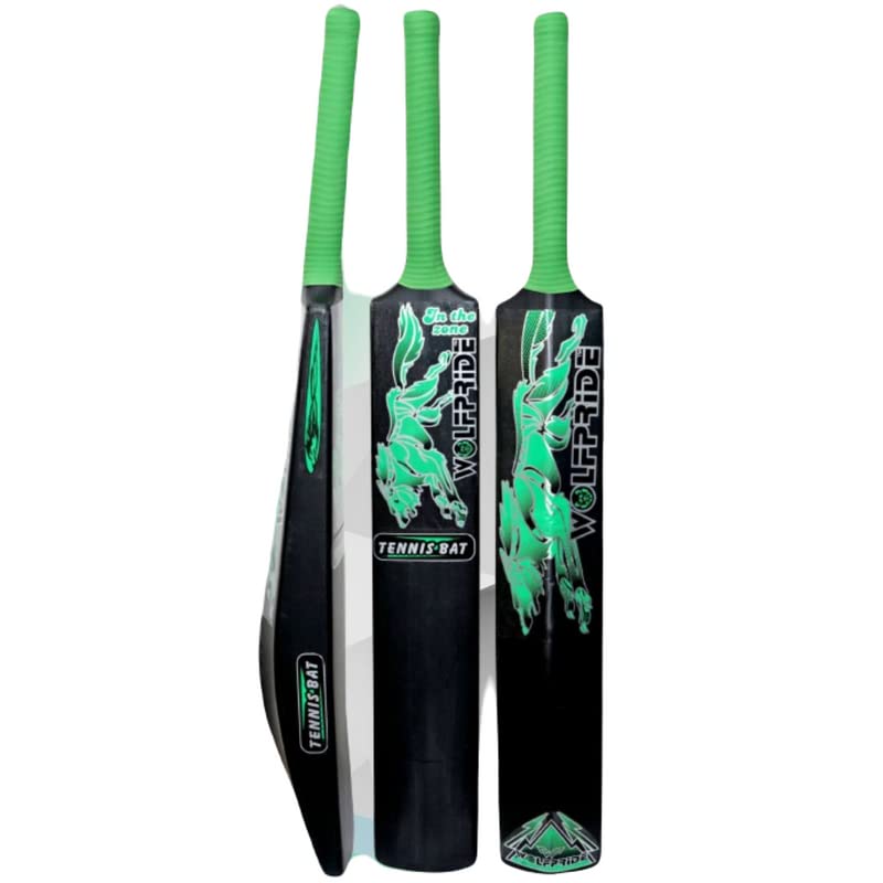 WOLF PRIDE Zone Green & Green Black Hard Plastic Cricket Bat Size 8N (34"X4.5") (B0C3B6XJWC) Amazon Price History, Amazon Price Tracker