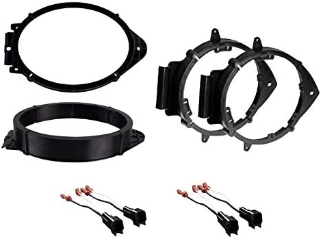 ASC Premium 6x9 Front + 6+-Pulgadas 6" 6.5" 6.75" Placas de Montaje Adaptador para Bocina de Coche Trasera para Vehículos GM GMC Seleccionados -