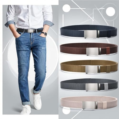 Ratchet Belts for Men with Automatic Slide Buckle Mens Golf Belt 1 3/8" Nylon Web Belt Gifts2