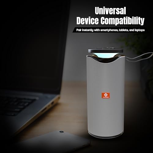 Image of MAKPOWER BEAT Box 10W Bluetooth Speaker - Wireless, Portable, Premium Bass, 4 Hours Playtime, Built-in Mic, TF /USB Support - Perfect for Outdoor, Home, Travel & Parties (Gray)