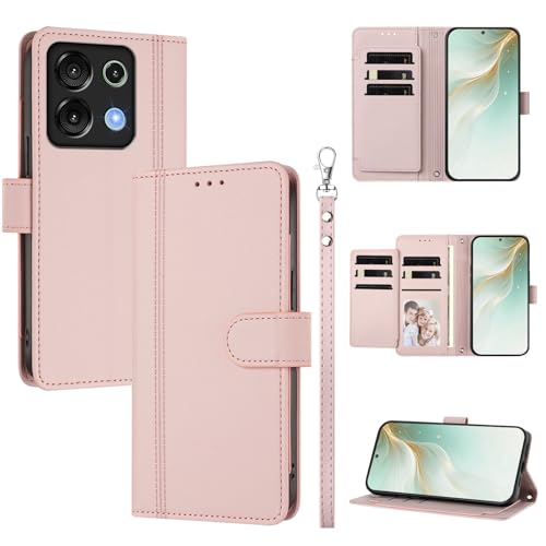 �X�}�z�P�[�X �Ή��@�� for Umidigi G9 5G / Note 9 5G �X�}�z�P�[�X�y�E�H���b�g�f�U�C�� �f���A���J�[�h�X���b�g �L���b�V�� �t���b�v���X�^���h �����h�~�zPink