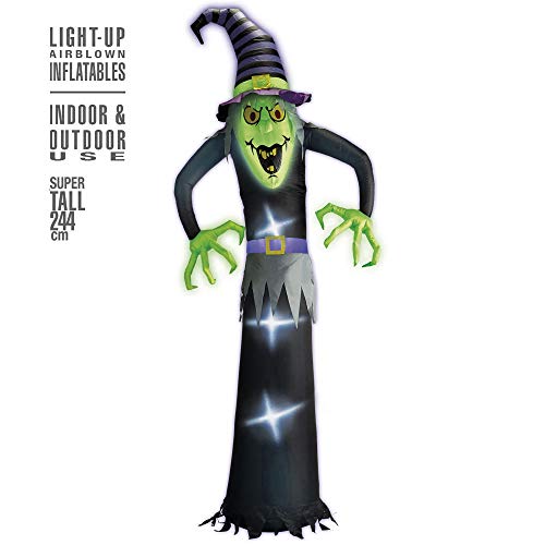 Preisvergleich Produktbild Widmann 75043 Aufblasbare Hexe, unisex-adult