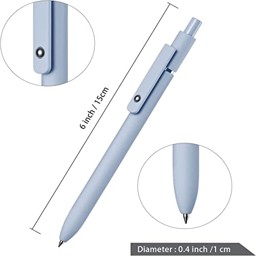 قلم جل سريع الجفاف قابل للسحب من تي كيه تي تي بي دي، قلم حبر جاف 0.5 ملم، قلم جل دقيق للكتابة للمدرسة والمكتب والمنزل، 5 الوان