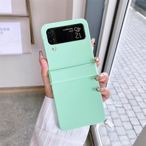 Coque Samsung Galaxy Z Flip4 rigide anti-trace verte pour Z Flip3