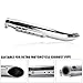 Tesmirror Motorcycle stainless steel Slash Cut Exhaust Muffler Pipe for Chopper Cafe Racer Silencer (one piece)