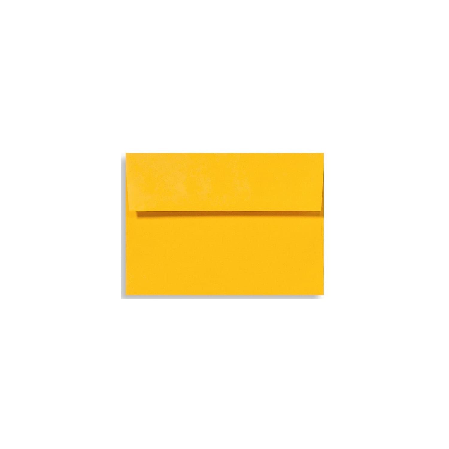 LUXPaper A9 Invitation Envelopes | Peel & Press | 5 3/4" x 8 3/4" | Sunflower Yellow | 80lb. Text | 50 Qty