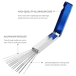 UXELY-16Pcs-Carburetor-Carbon-Dirt-Jet-Cleaner-Repair-Tools-Kit-Engine-Airbrush-Spray-Cleaning-Aluminum-Box-Thru-Needle-cleaning-brushCOLORblack