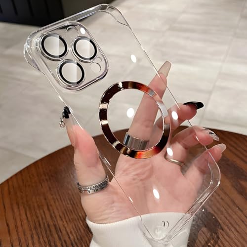 MRedoxe �u�ɔ��v iPhone 13 Pro Max �P�[�X �t���[�����X �N���A ���΂݂Ȃ� ���y�� �����^ ��phone13ProMax �P�[�X �����Y�����S�ɕ�����̌^�݌v MagSafe�Ή� �X�g���b�v�z�[���t�� �A�C�t�H�� �A�C�z�� WK