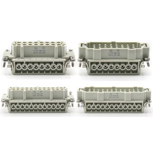 Conector pesado HE 16 pines hembra 16A 500V miniatura 1
