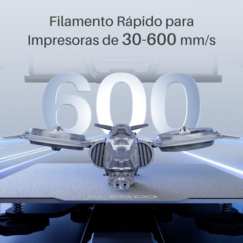 Filamento PLA+ Negro 1.75mm 1KG para Impresoras 3D - Velocidad y Precisión Óptimas - Fernando Cortés