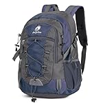 Outplea 25L Mochila Senderismo, Mochila Trekking p...: Materiales Duraderos: Fabricada en nailon resistente e impermeable, esta mochila de senderismo cuenta con espaldera de esponja transpirable para mayor confort; sus cremalleras suaves y costuras precisas garantizan resistencia a las exigencias de aven...