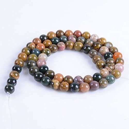 Perle en agate océan 6mm boules de pierres naturelles LKBEADS