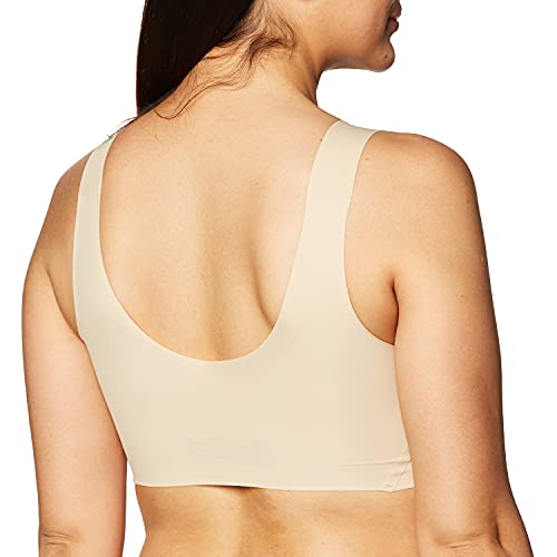 Hanes Women's Seamless Wireless, Lightweight Full-Coverage Wirefree T-Shirt Bra (S-3Xl), Nude, Medium #TOP2