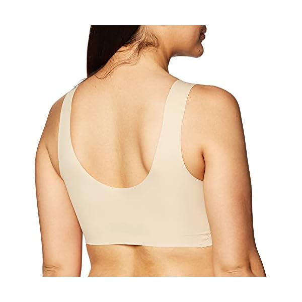 Hanes-Womens-Invisible-Embrace-ComfortFlex-Fit-Wirefree-Bra-MHG561 Hanes Women's Seamless Wireless, Lightweight Full-Coverage Wirefree T-Shirt Bra (S-3XL), Nude, Medium
