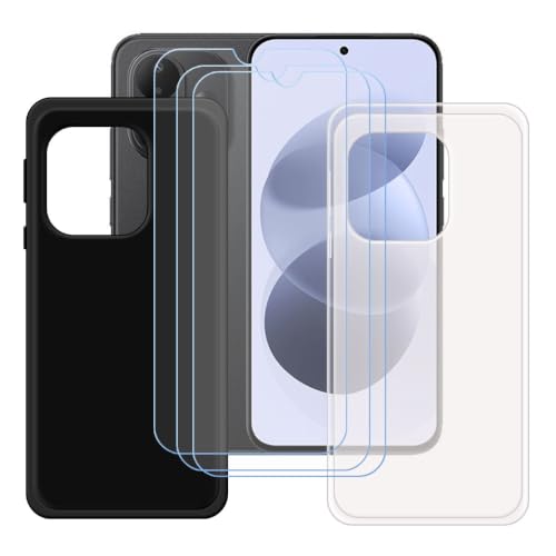 BMPNLSZ �u���b�N+�������V�F���K�p Redmi Note 17�p+[3]HD�����K���X�V���J�Q���V�F�� | HD�����K���X�V���J�Q���V�F��TPU�ی�o�b�N�V�F���ėp�V�F��-Redmi Note 17�p�X�N���C�u�h�~�ی�J�o�[(7,0")