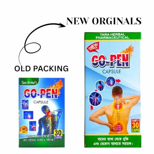 Image of Ayurvedic Paralitol Oil and Go-Pen Capsule | Pain Relief | 200ml & 30caps | Combo Pack