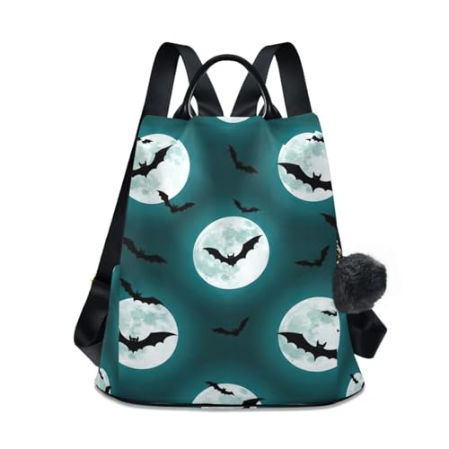 Sac de voyage tendance décontracté femme noir lune bleu sarcelle