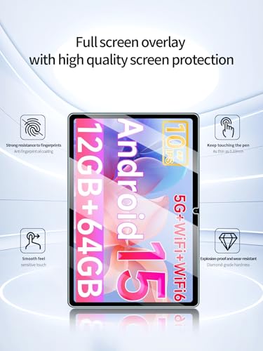 Protector de Pantalla Vidrio Templado para Tablet Vyrolinia ZB32 miniatura 2