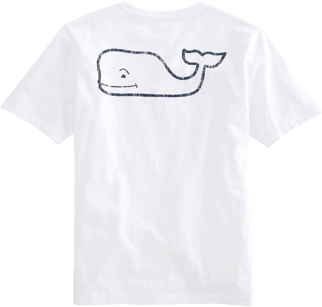 Vineyard Vines Boys Short Sleeve Vintage Whale Pocket T-Shirt