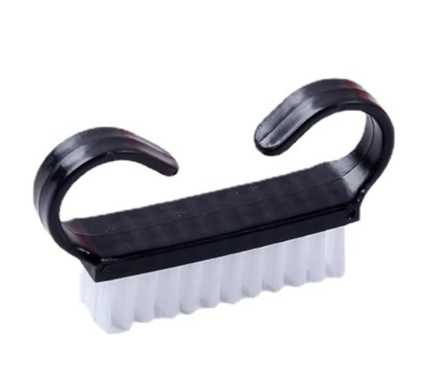 vellichor 20 x Bumper Pack of Nail Brushes 4 Colours Pink Black White Blue Standard Plastic Easy Grip Nail Scrubbers Clean Trapped Dirt from Nails Toenails Manicure Pedicure Fingernail Cleaner - Image 3