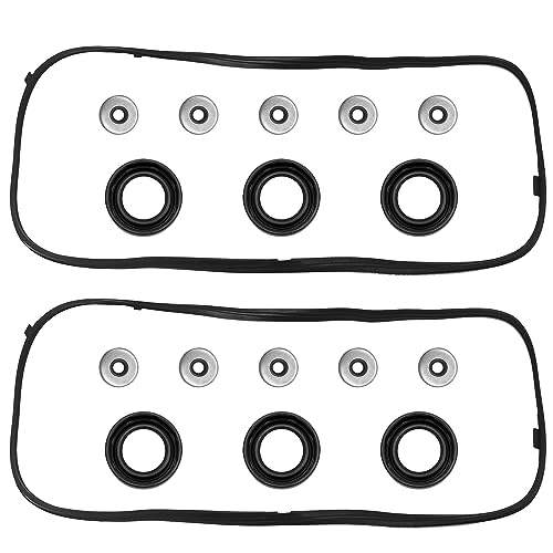 Image of VS50607R Valve Cover Gasket Set 0361708 12341-RCA-A01 Replacement for Acura MDX RL TL 3.5L Replacement for Honda Accord 3.0L 2003-2004 Replacement for Saturn Vue 3.5L 2004-2007