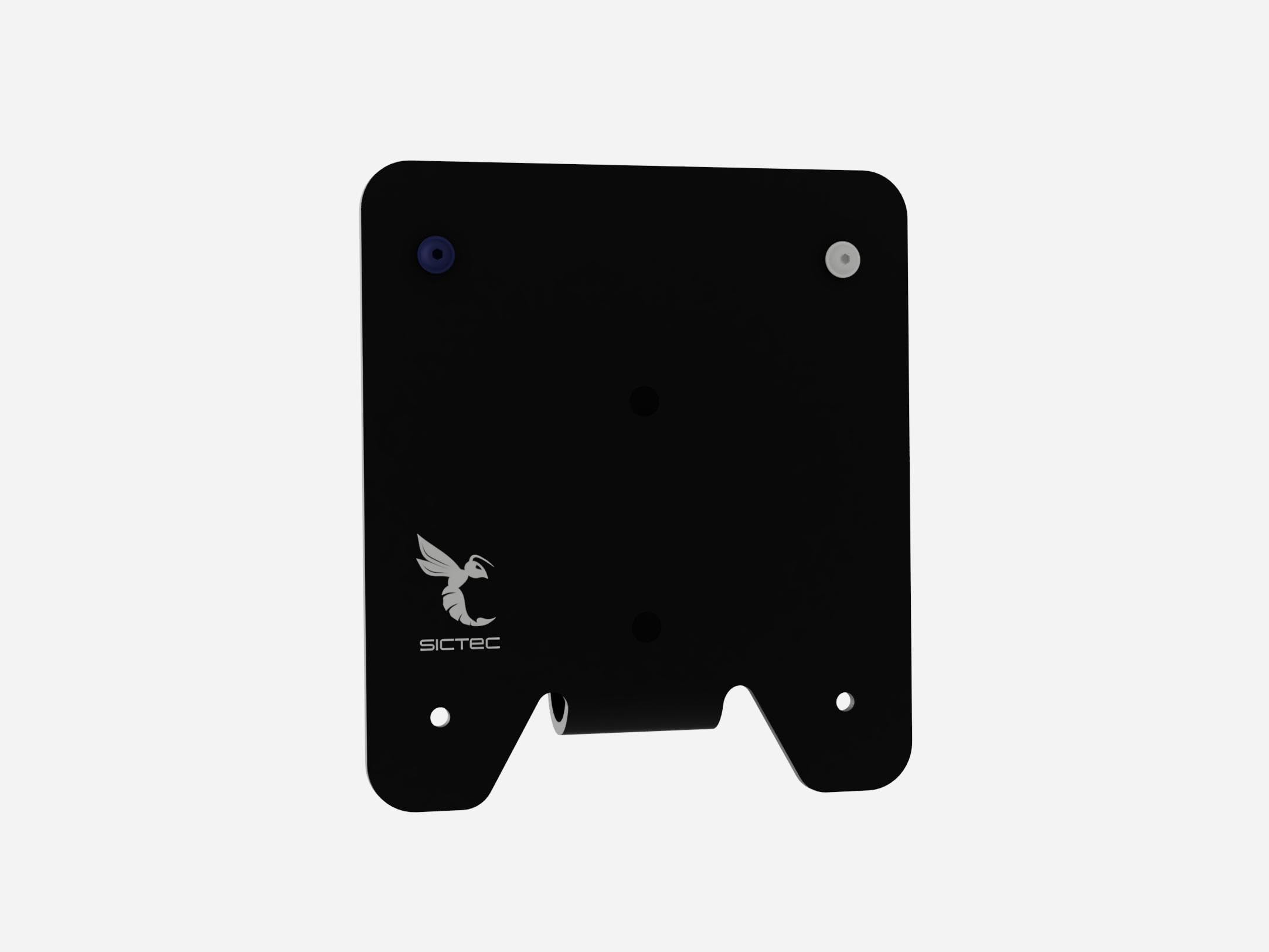 Kennzeichenhalter für Vespa 50 Smallframe (125ccm-Zulassung) – EasyFixx | Edles Design, einfache Montage, für amtliche Kennzeichen (180x200mm)