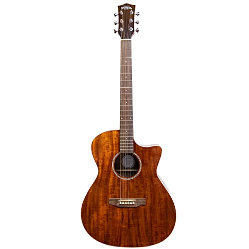 Santana ST-SG100KOA Guitare folk Édition 2020 koa - Les Beatles, Paul McCartney, John Lennon, RIngo Starr, George Harrison Santana ST-SG100KOA Guitare folk Édition 2020 koa