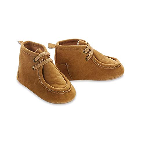 Mud Pie Faux Suede Boots Cotton Baby Products (6-12 Months) Brown