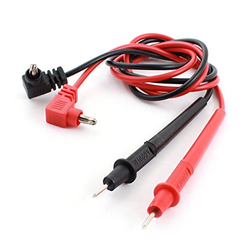 sourcing map Cable de sonda Multímetro Digital Universal de Pruebas Conector tipo banana de 4 mm ⭐