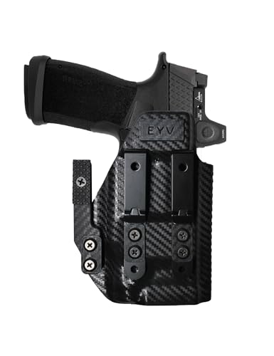 IWB Gun Holster for Concealed Carry - Sig P365X MACRO - TLR7 SUB Light | Handmade Kydex Pistol Holsters w/Custom Claw Kit | EYV Holsters