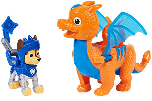 Paw Patrol - Paw Patrol Rescue Knights Hero Pups Chase & Draco Set Toy pour Les Enfants - 1 unité