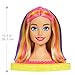 Barbie Totally Hairstyling Doll Head & 20+ Accessories, Color Reveal & Color-Change Pieces, Straight Blonde Neon Rainbow Hair