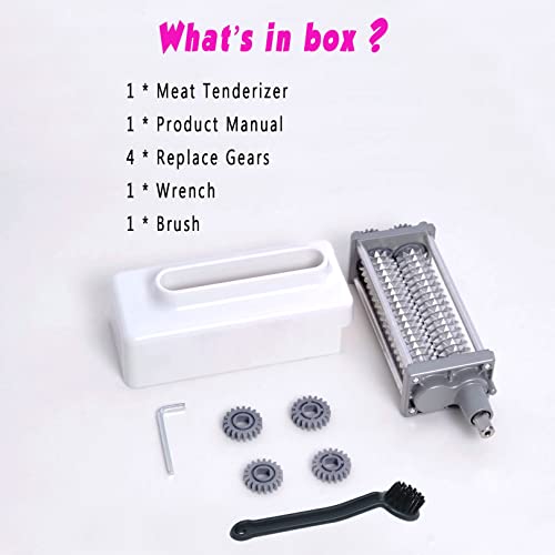 [Upgrade] Meat Tenderizer For All Kitchenaid Household Stand Mixers- Mixers Accesssories Attachment [No More Jams,No More Break,Easier To Clean] #TOP5