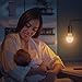Amber Light Bulbs for Sleep I 1800K Warm Light Bulbs for Bedside Lamp I 3.5W E26 Led Bulb (60W Equiv) Orange Led Lights for Bedroom Soft Warm Lighting I Dim Night Light for Kids Room Warm Light Lamp