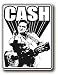 Johnny Cash Stickers (Any Size) Johnny Cash Decal Vinyl car bamper, Truck, Laptop, tumblers Skateboarding, Gitar (5 inch)