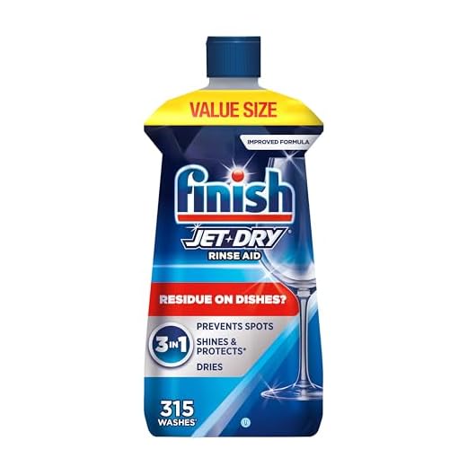 Finish Jet-dry, Rinse Agent, Ounce Blue 32 Fl Oz (Packaging May Vary)