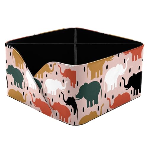 Pot de rangement bureau éléphant avec 4 compartiments porte-crayons - 2