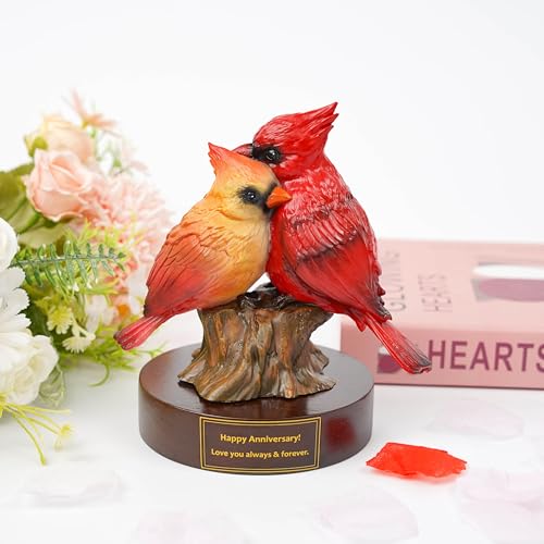 Tian Zhun Happy Anniversary Cardinal Gifts for Him Men Women Couple Boyfriend Wife Wedding Year Anniversary - Image 3