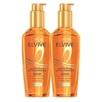 Elvive Olio Straordinario, Olio Sublimatore per Capelli Secchi, 2 x 100 ml, confezione doppia di olio per capelli