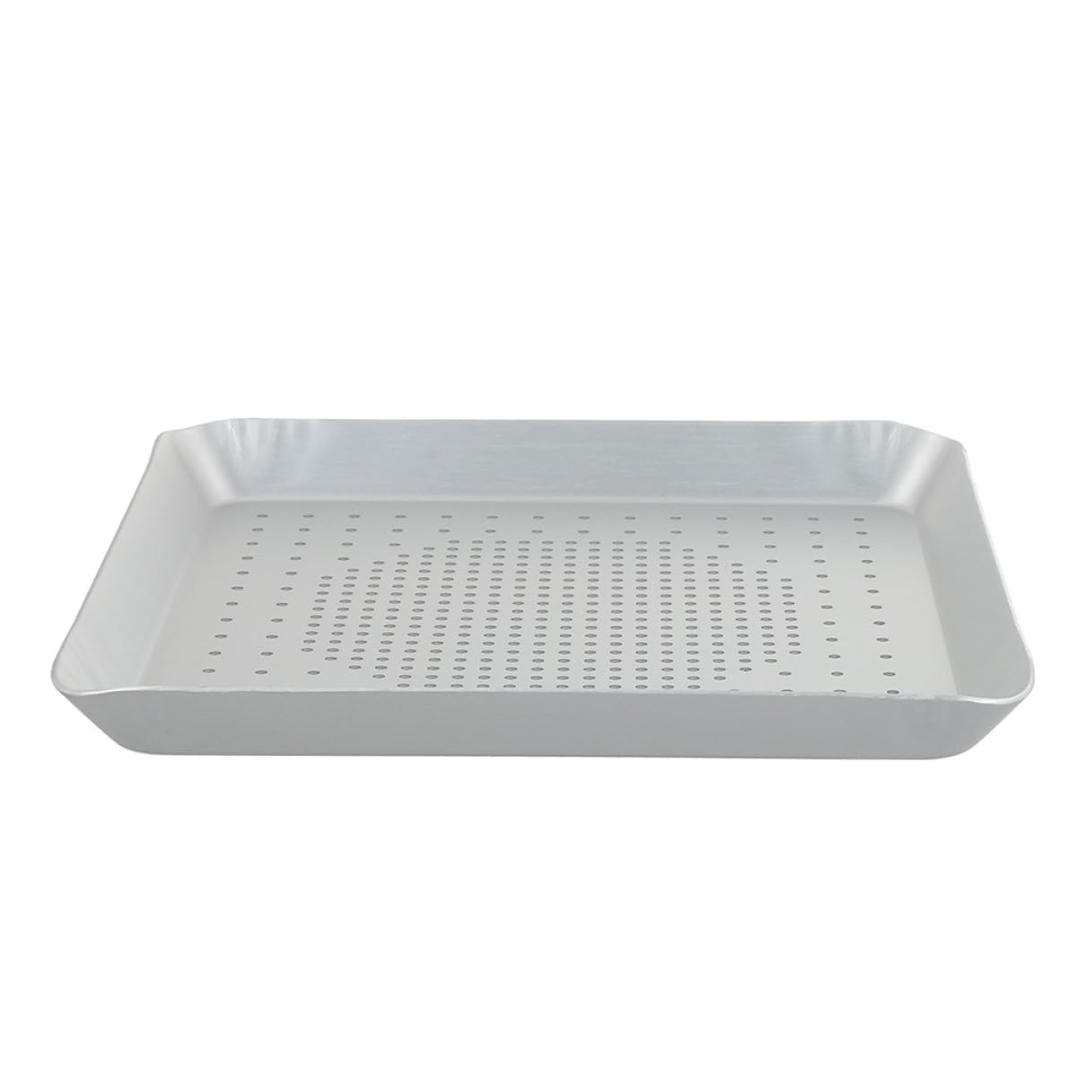 Praktische Pizzapfanne aus Aluminiumlegierung mit 3mm Löchern Chemisch Korrosionsbeständig und Leicht zu Entformen zum Backen Zuhause