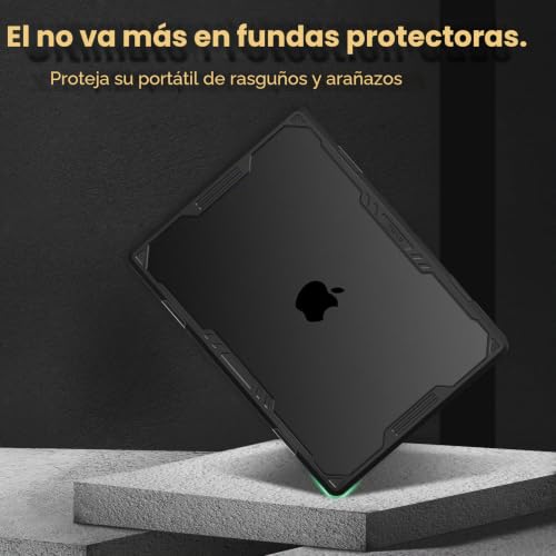 Carcasa MacBook Pro 14 de alta resistencia con diseño simétrico Negro 3