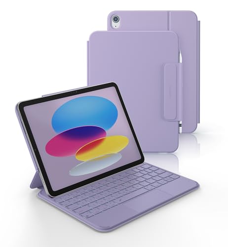 Dexnor for iPad (A16) 11th/10th Generation Case with Keyboard Ultra-Light