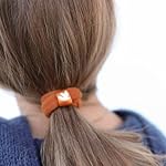 Kaxi, Solid High Intensi'ties, Durable Nylon Hair Ties for Everyday use, 3 Pack (Burnt Orange) - Image 5