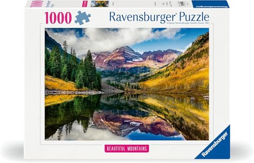 Ravensburger - Puzzle 1000 Pezzi Aspen Colorado | Puzzle 1000 Pezzi Paesaggi Con Una Misura Di 70x50 Cm | Regalo Per Adulti e Bambini Da 14 Anni e Più