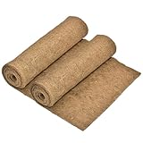 ESiiFuu Worm Blanket, 2Pcs 24 x 24 Foldable Worm Bin Blanket, Degradable Jute Fibre Vermicomposting Cover Fits Any Bin Bag, Farm for Keep Worms