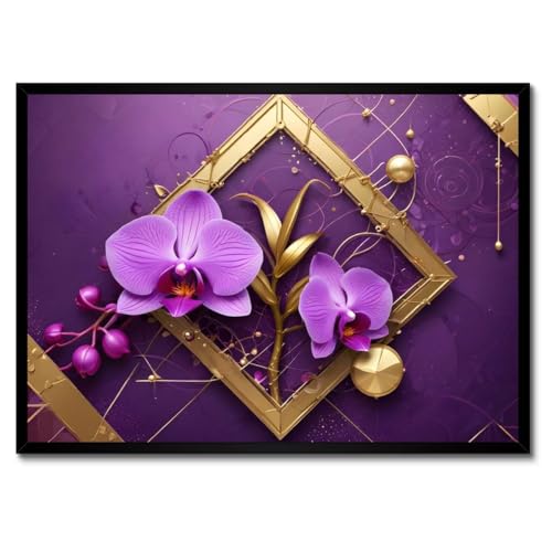 Poster cadre blanc 70x50 cm décoration murale pour habiller un mur vide salon H10400M