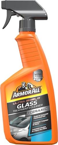 Armor All Ultra + Ceramic Glass Treatment and Cleaner Spray 500ml, Ceramic Coating Cleans and Protects against Water and Dirt Stains, Ideal for Car & Motorcycle Detailing